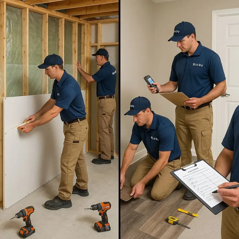 Repairs and Reconstruction process in Dover, NJ
